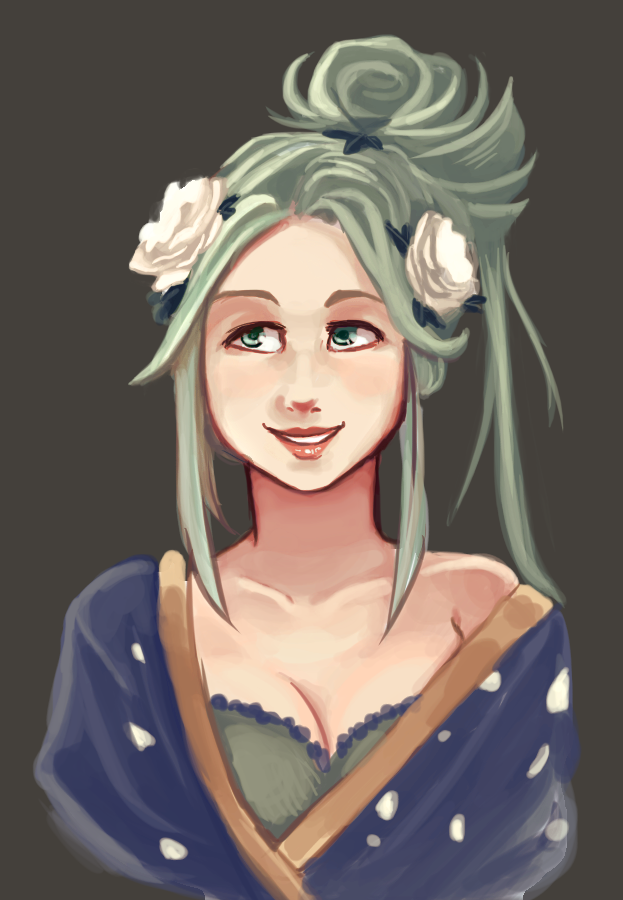 [commission] Hanae Headshot