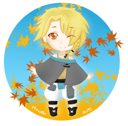 Art Trade with MeiHakuna : Automn Chibi