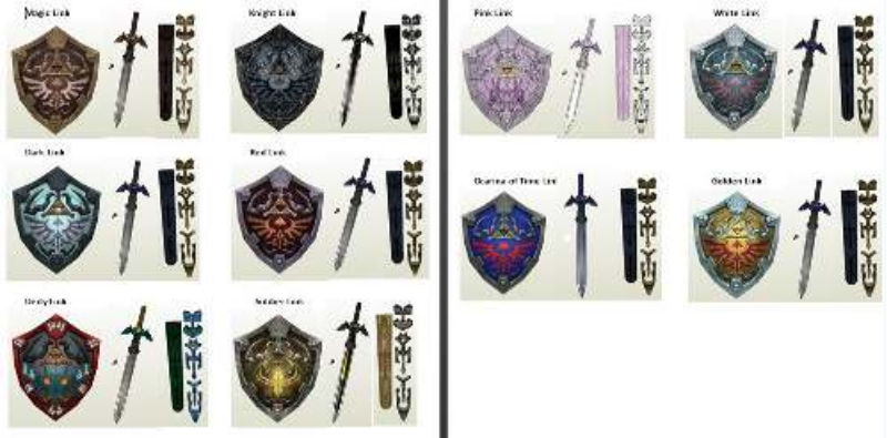 Master Sword and Hylian Shield Concepts by link123224 on DeviantArt