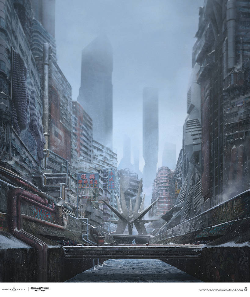 Ghost In The Shell concept art. by duster132 on DeviantArt