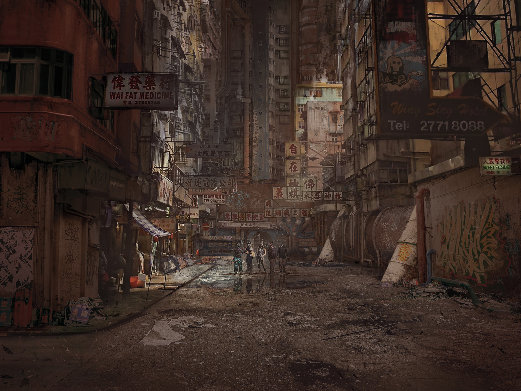Patreon Photobash 04 HK Urbex Cover by duster132