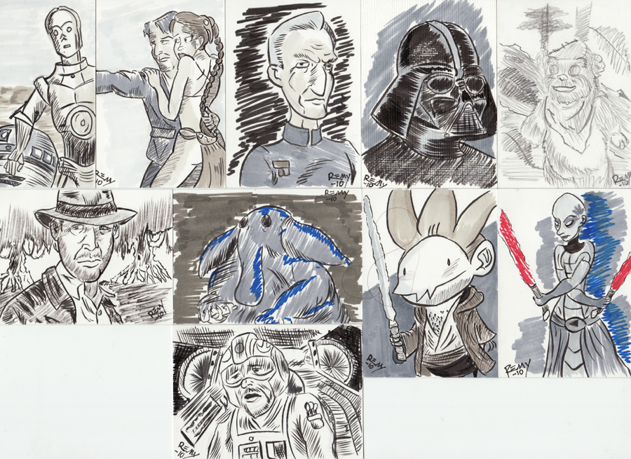 Sketch Cards by rem-dog