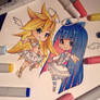 Chibi Angels (Panty and Stocking Fanart)