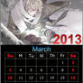 Hetalia 2013 Calendar-March