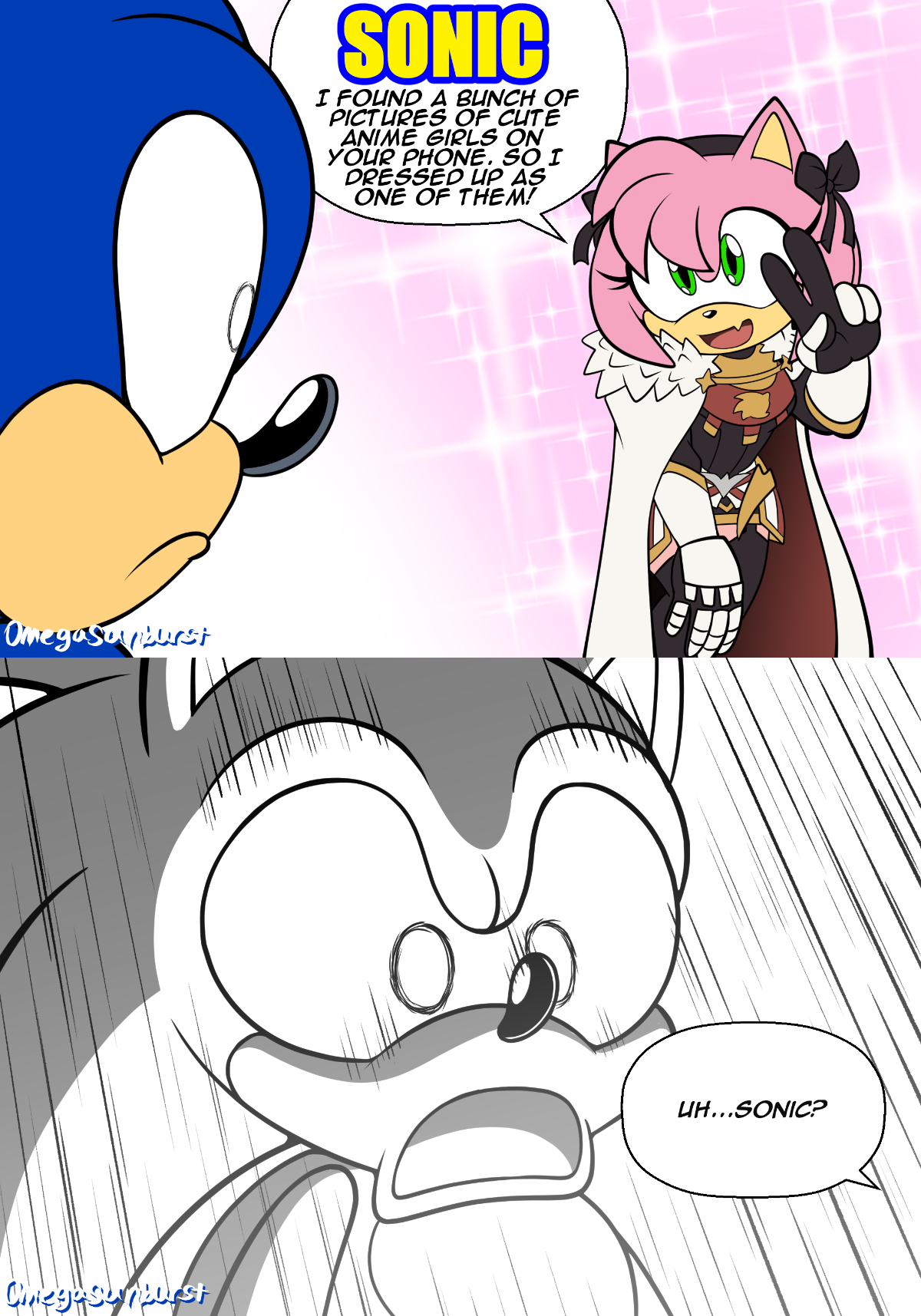 BulmaBunny on X: Sonic Proposes to Amy Comic Dub 💍💗 Comic Artist  @hansel1016 Sonic @emerald_masters Amy : Myself Thanks for letting us dub  this! ^^  / X