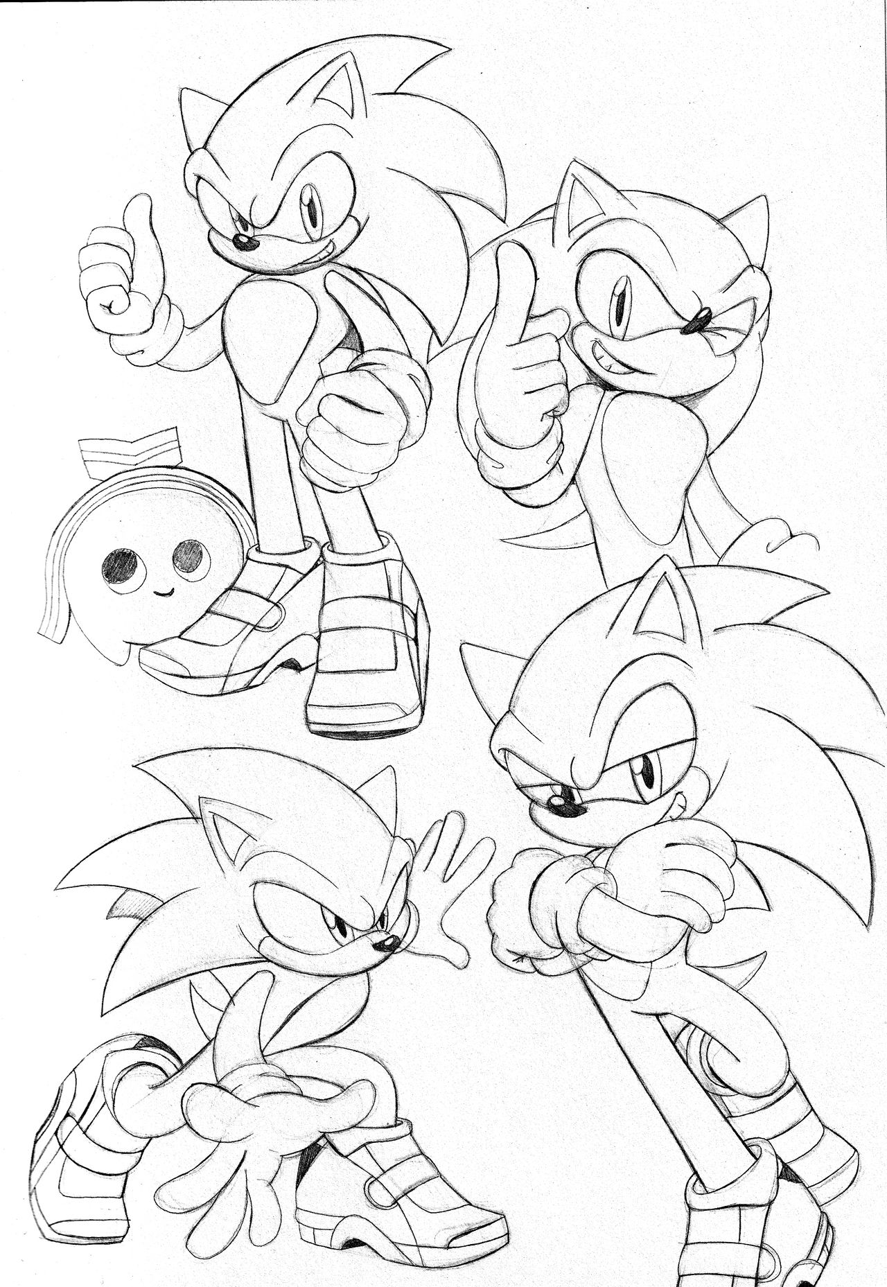 Sonic_doodles by OmegaSunBurst on DeviantArt