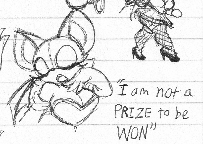 Little_Rouge_doodle by OmegaSunBurst on DeviantArt