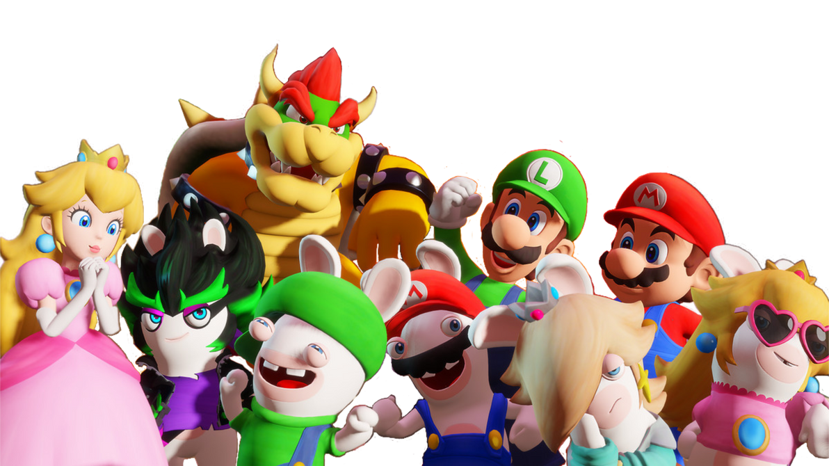 Mario Rabbids Bad Rabbids Team mario rabbids team With bowser by mrchoo111 on DeviantArt