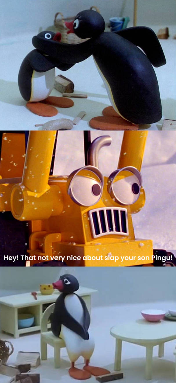 Scoop is angry at Pingu mother by mrchoo111 on DeviantArt