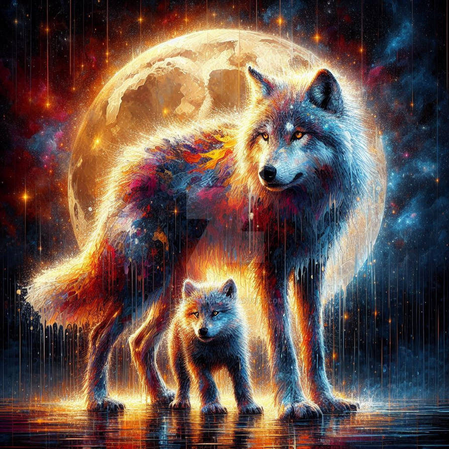 Cool Mist Wolves Mystical Wolves by EveDesigns12 on DeviantArt