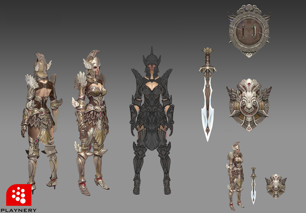 Female Rpg Armor Female Armor Concept by playnery on DeviantArt