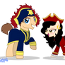 Applewolf and Amgi (Pirate themed)