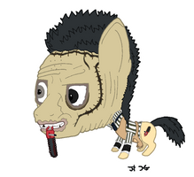 Bobble-Head Pony: Leather Face