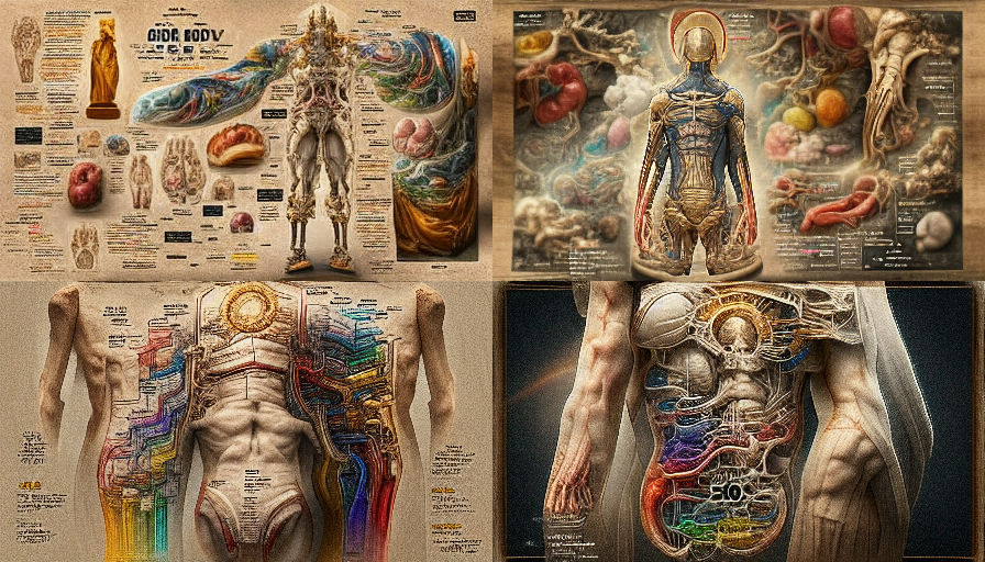 Scriptum Anatomy Labeled Anatomical Diagram of God by DolusAI on DeviantArt