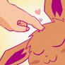 Eevee scritches