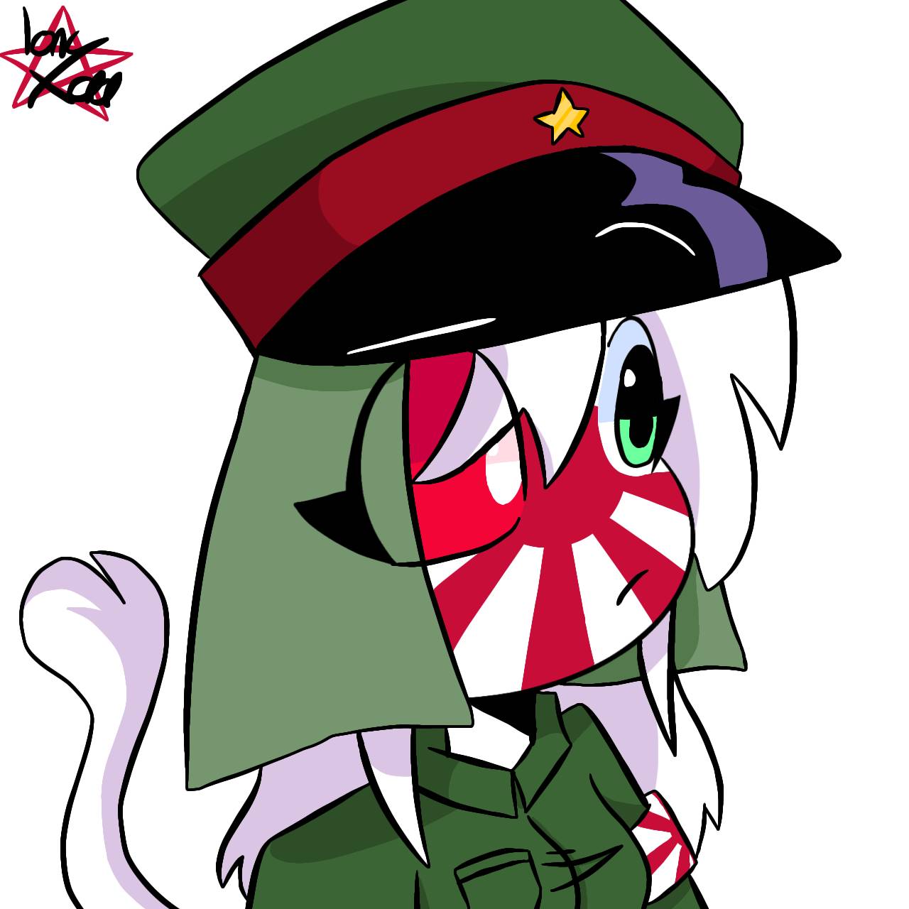 Japan Empire Countryhumans  Human flag, Japan, Country art