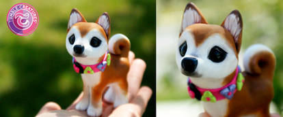 Shiba Inu Sculpture