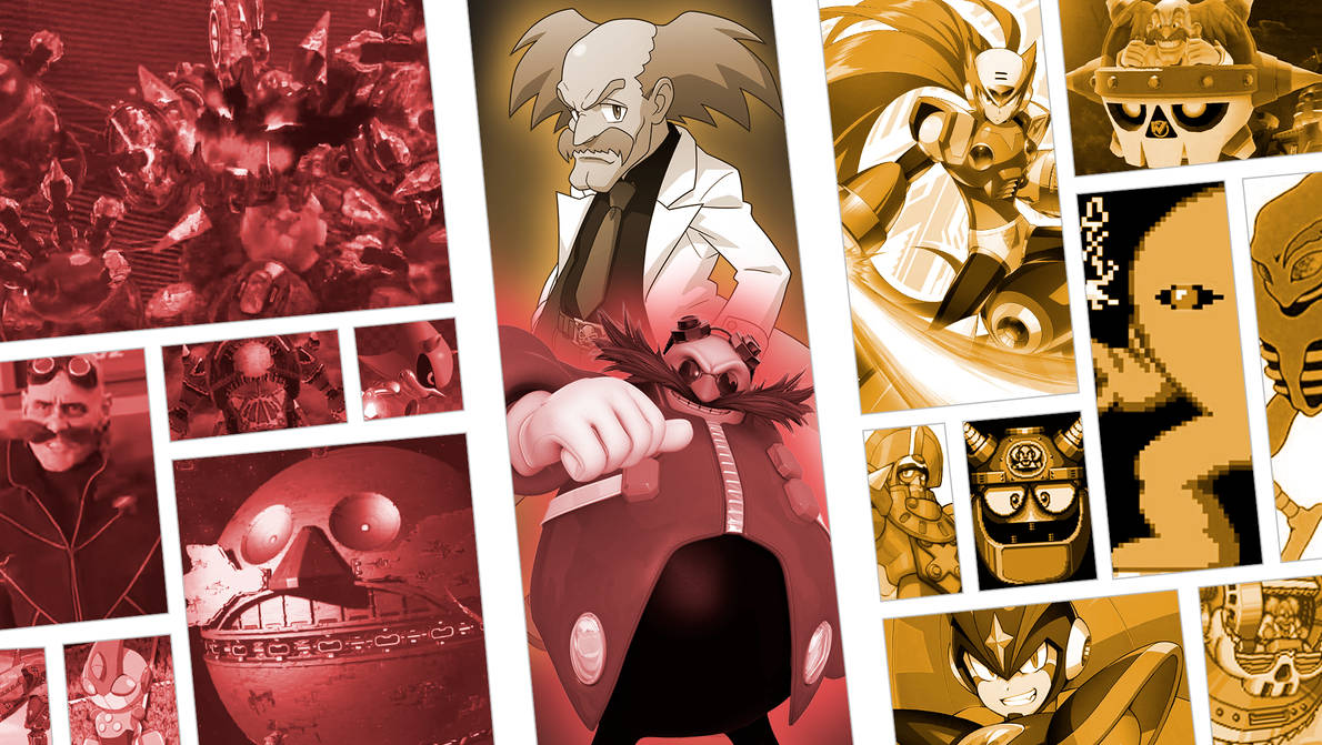 Dr. Eggman vs Dr. Wily by VictoriaMikoto231 on DeviantArt