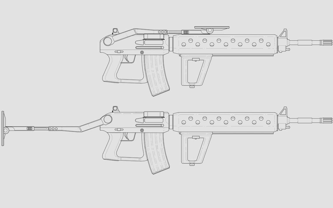 Shreshaw AR2-03 Assault Rifle by TheDomehead on DeviantArt