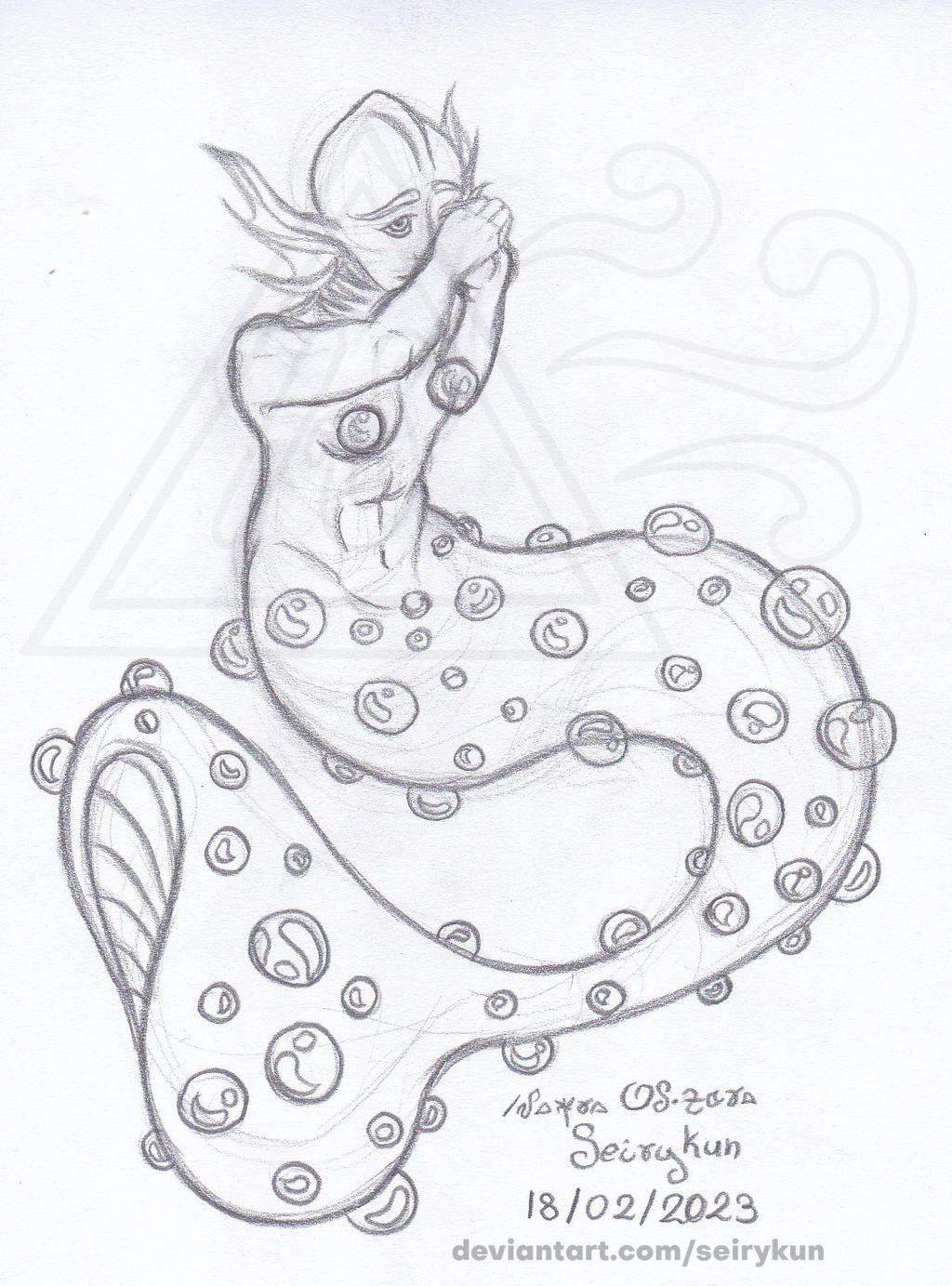 Day13Psathyrella Aquatica Funguary+Faebruary2023 by Seirykun on