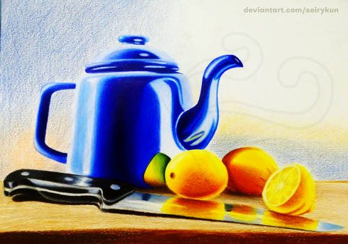 Still Life Practive with Polychromos