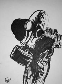 gas mask dude