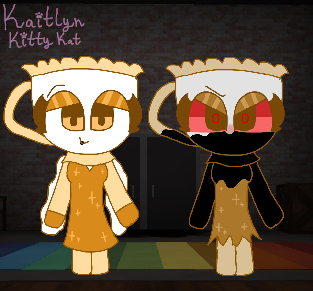 Teagan and Twisted Teagan by kaitlynkitty13 on DeviantArt