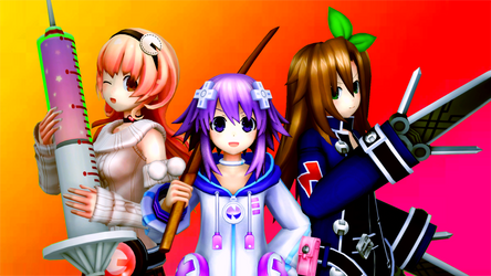 |SFM: Neptunia| Three Best Friends