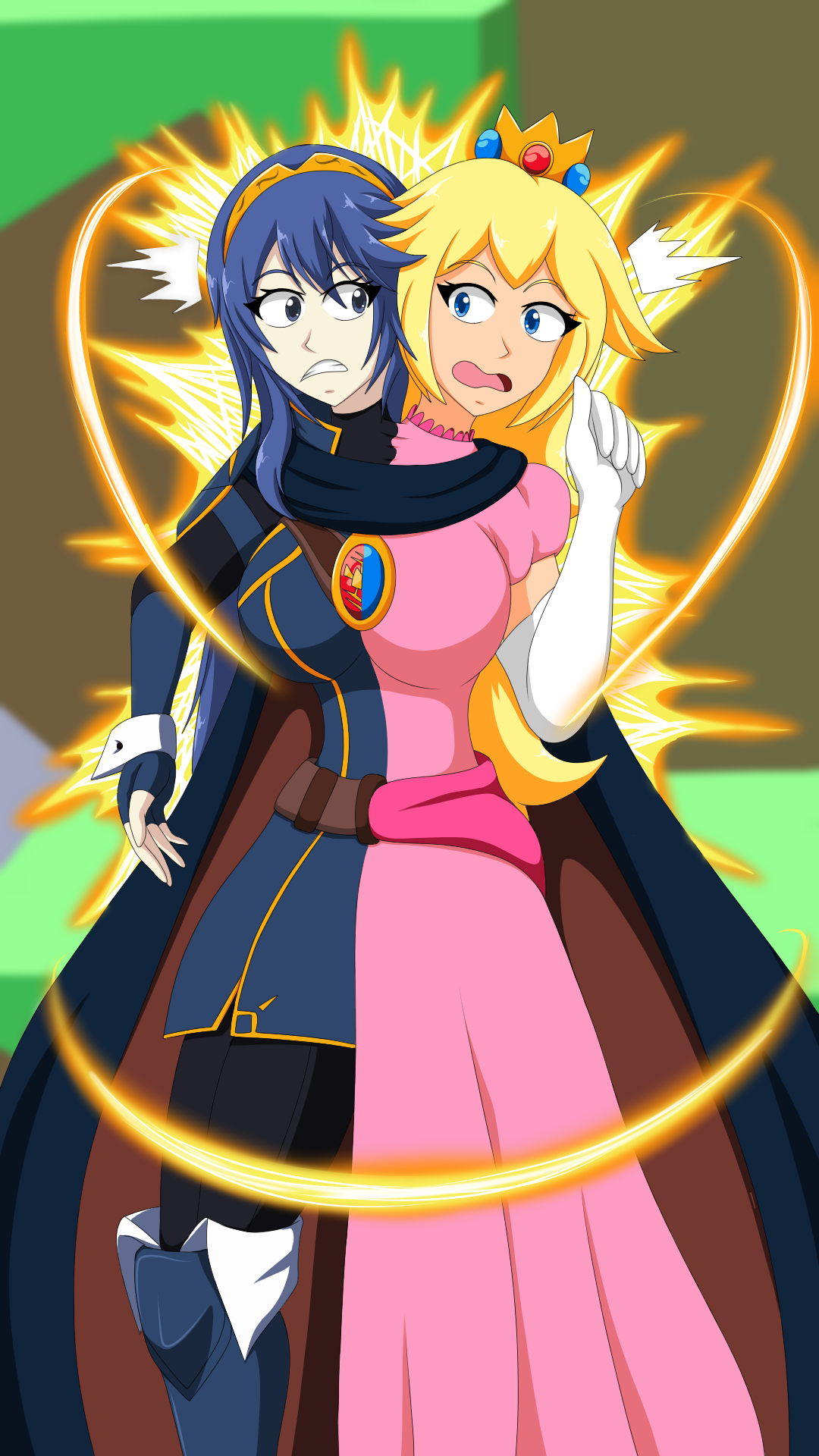 Deviantart Pokemon Conjoin Lucina Vs Peach Conjoin-Fight by OmaEndo on DeviantArt