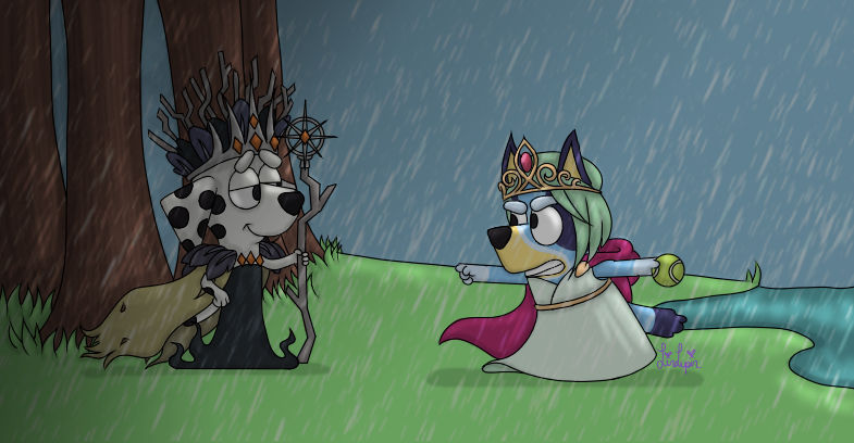 Bluey Adventure Deviantart Adventures Bluey Edit by LinLupin on DeviantArt