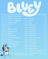 Bluey Drawing Challenge