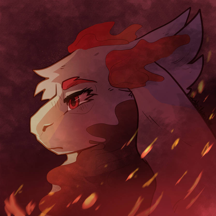 Ash Fire Reference Drawing through ash and fire (AF) by SushiKando on DeviantArt