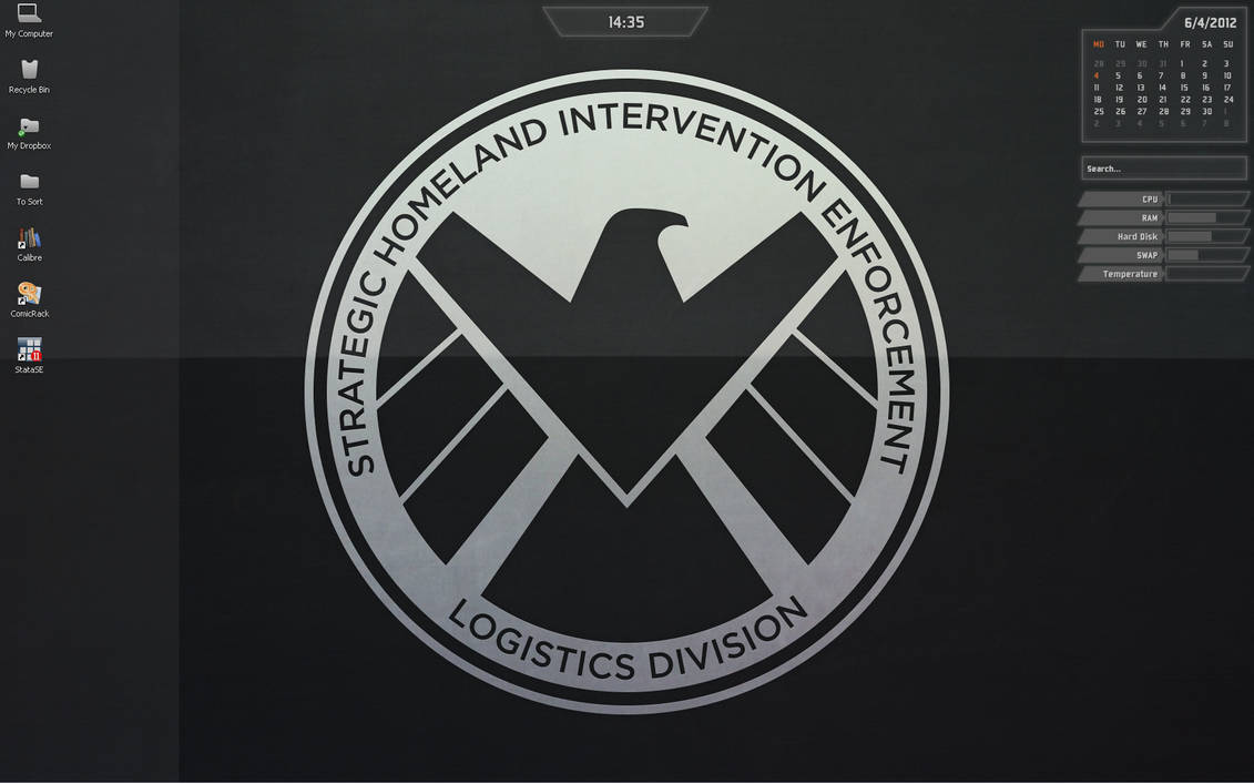 SHIELD UI Desktop by thatfangirl on DeviantArt