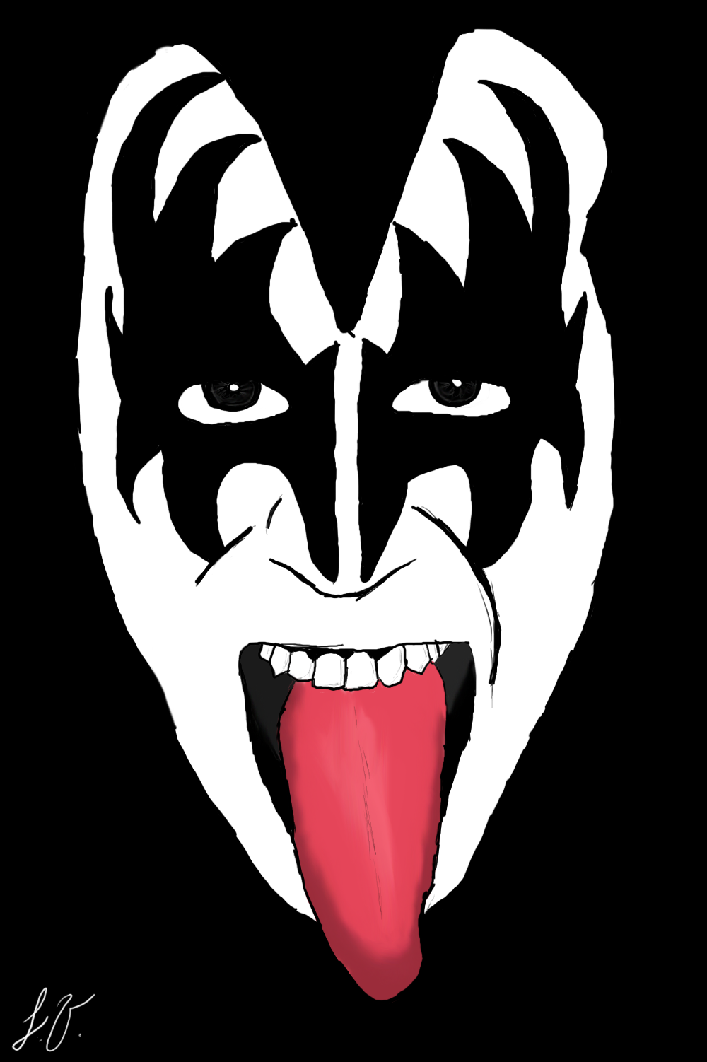 Gene Simmons By JohnnyDavila On DeviantArt gene-simmons-by-johnnydavila-on-deviantart