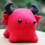 Red Mini-Gumdrop Dragon Plush