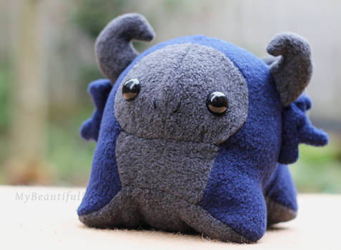 Blue Mini-Gumdrop Dragon Plush