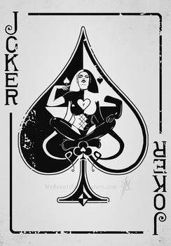 Joker Playing Card - Female