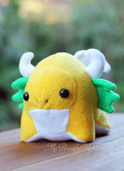 Yellow Gumdrop Dragon Plush