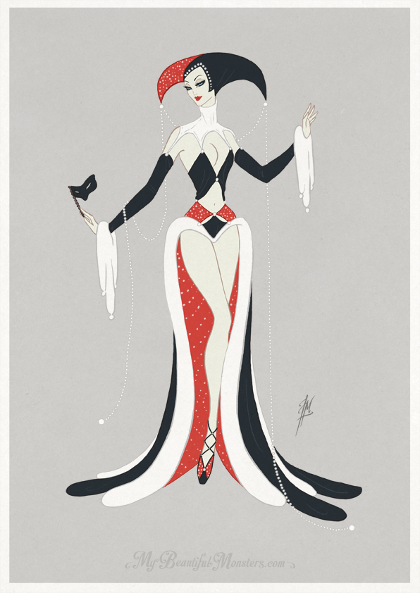 Art Deco Harley Quinn