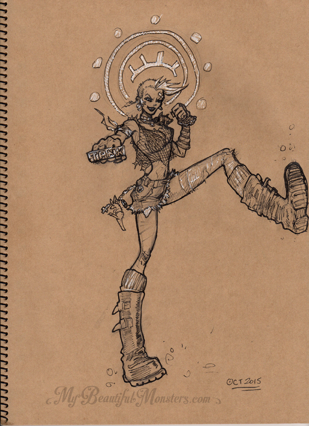 Tank Girl - Inktober 2015