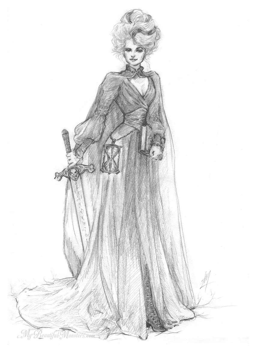 Susan Sto Helit - Discworld Sketch