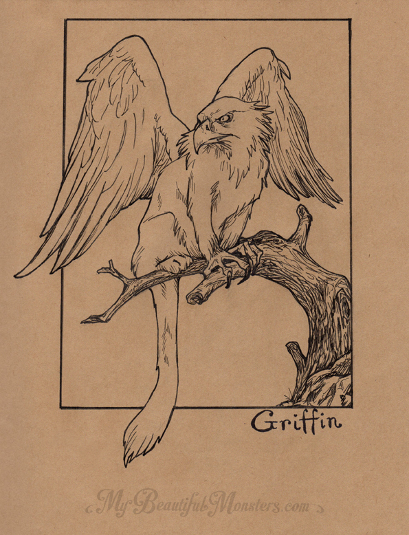 Griffin - Inktober 2016