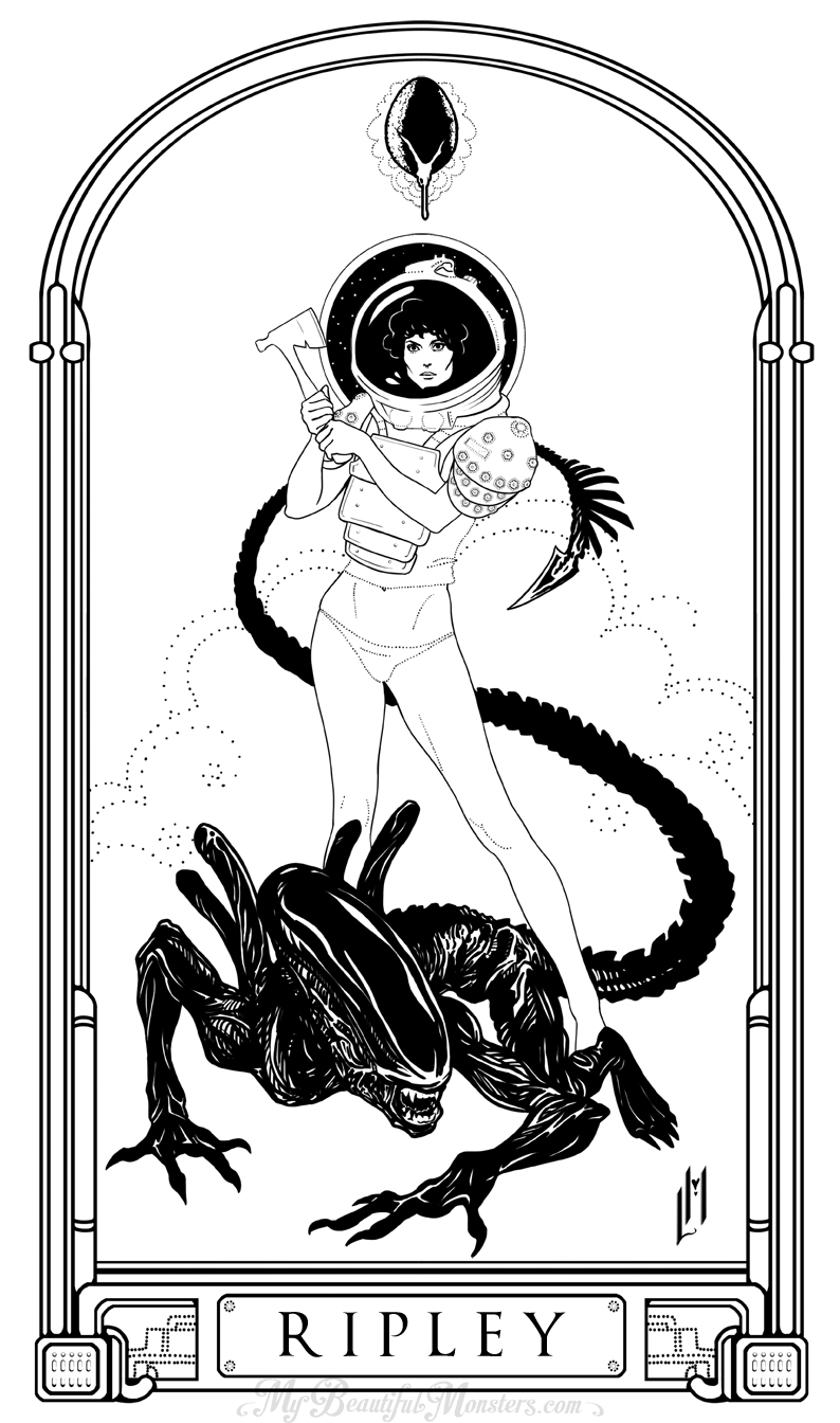 Ripley/Alien Print