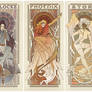 Art Nouveau Ladies of X-men