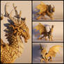 [COMISSION] Golden Dragon with Kirin roots