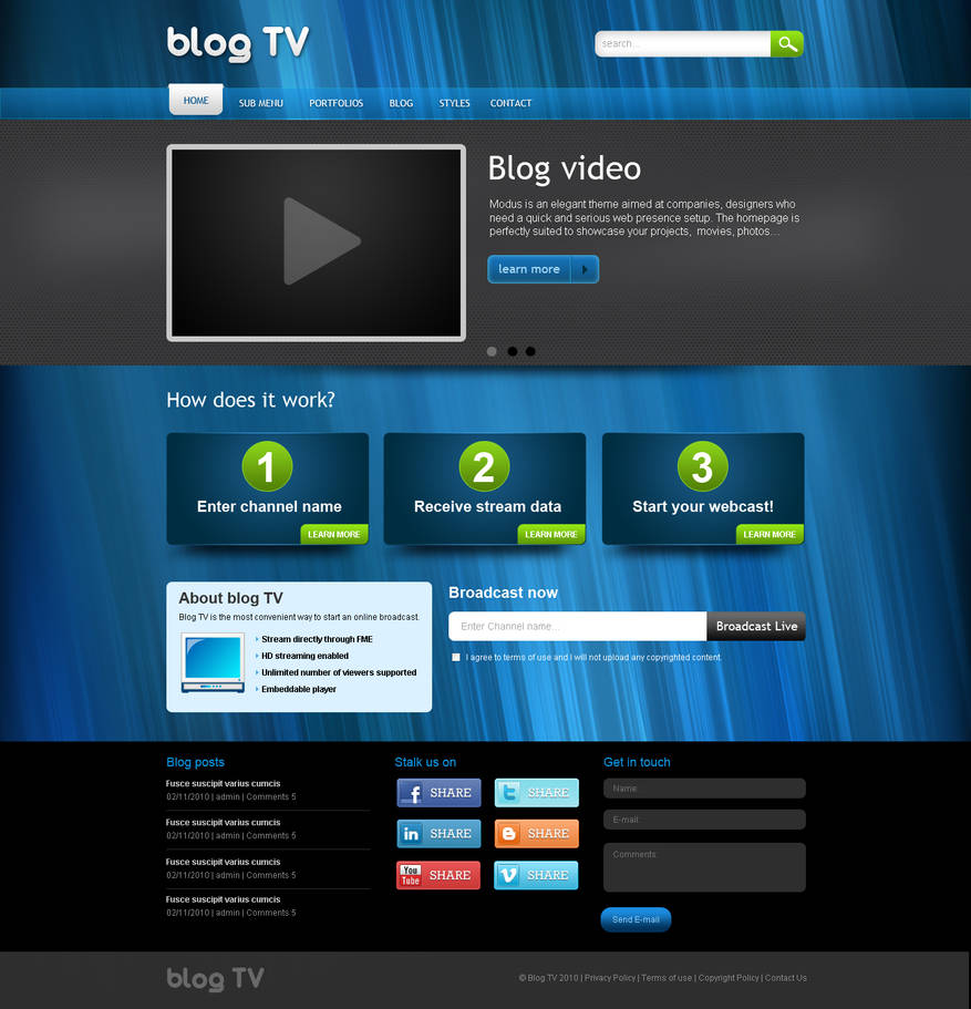 Tv Blogger blog TV by cherrydavinci on DeviantArt