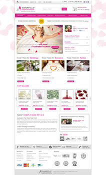 Simply Rose e-commerce website design