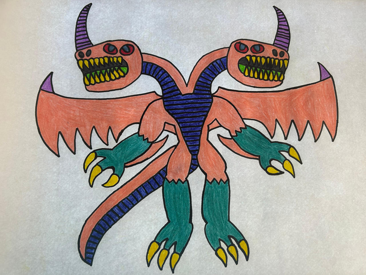 Fixed Fusion Monsters: Twin-Headed Thunder Dragon