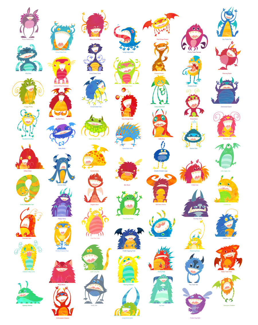 Monster Poster (with names)