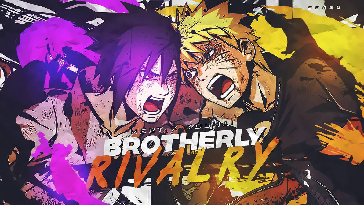Brotherly Rivalry - Naruto Wallpaper w/Kouhai by me61rt on DeviantArt